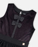Sleeveless Bi-Material Velour And Mesh Dress Black - H20Q85_999