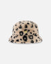 Printed Fake Fur Bucket Hat - H20QH_000