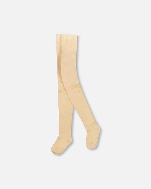 Knit Tights Beige - H20QT_116