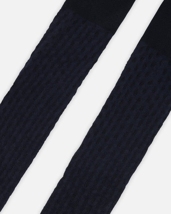 Knit Tights Navy Blue - H20QT_481