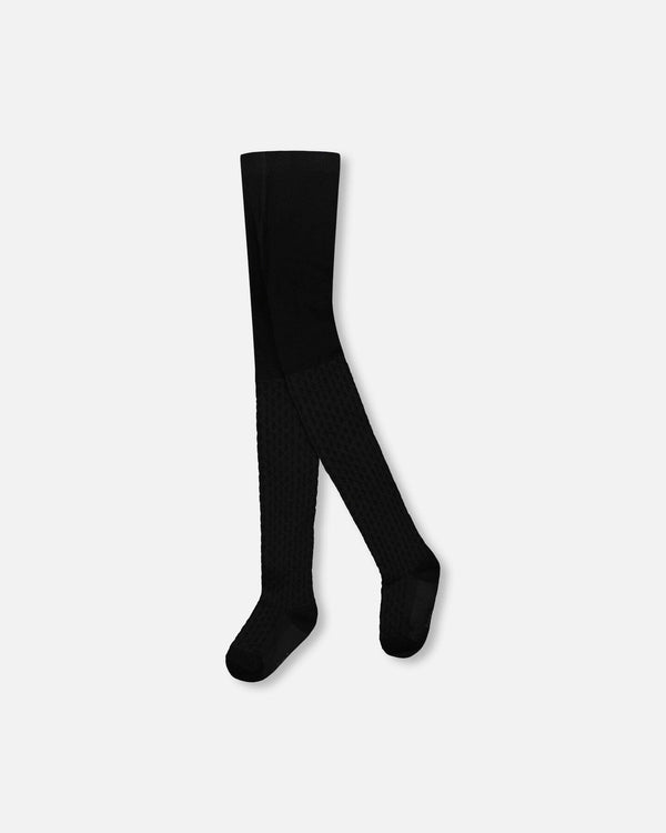 Knit Tights Black - H20QT_999