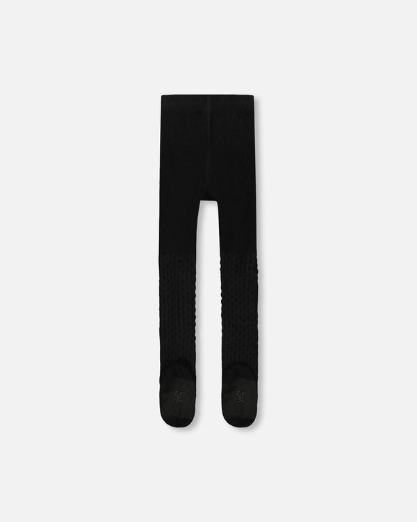 Knit Tights Black - H20QT_999