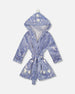 Plush Glow In The Dark Robe Blue And White - H20R92_000