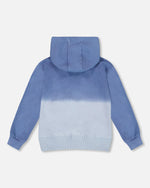 Full Zip Hooded Fleece Jacket Blue - H20S30_480