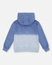 Full Zip Hooded Fleece Jacket Blue - H20S30_480