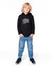 Long Sleeve Super Soft Brushed Jersey Hooded Tee Black - H20U11_999