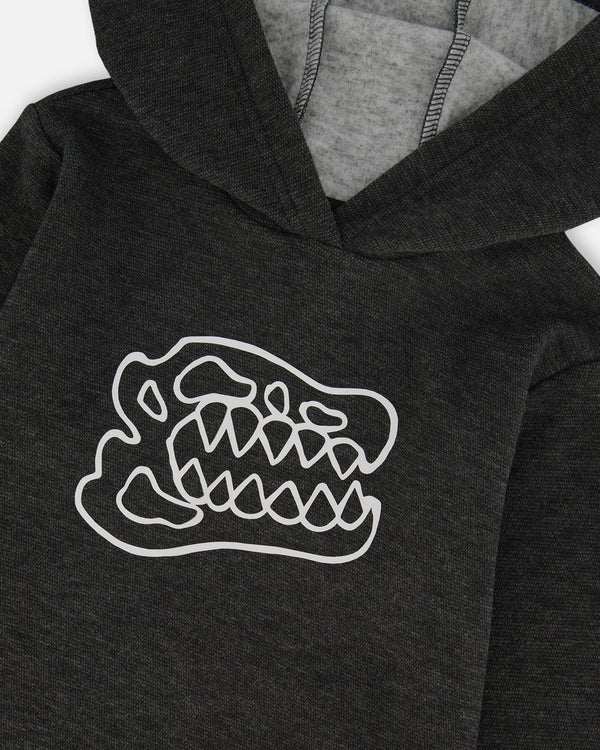 Long Sleeve Super Soft Brushed Jersey Hooded Tee Black - H20U11_999