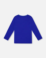Long Sleeve Jersey Tee Blue - H20U69_470