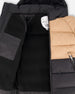 Colorblocked Puffy Winter Coat Black - H20W57_999