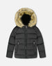 Puffy Winter Jacket Black - H20W58_999