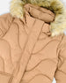 Long Wavy Quilt Puffy Winter Coat Chanterelle - H20W59_182