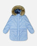 Long Wavy Quilt Puffy Winter Coat Powder Blue - H20W59_400