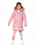 Long Wavy Quilt Puffy Winter Coat Dusty Pink - H20W59_643
