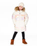 Long Metallic Puffy Winter Coat White - H20W60_165