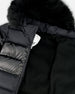 Long Metallic Puffy Coat Black - H20W60_999