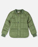 Quilted Mid-Season Jacket Khaki - H20W61_309