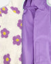 Reversible Mid-Season Sherpa Jacket Lavender Flower - H20W65_530
