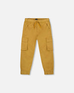 Twill Jogger Cargo Pants Ochre - H20YB20_241
