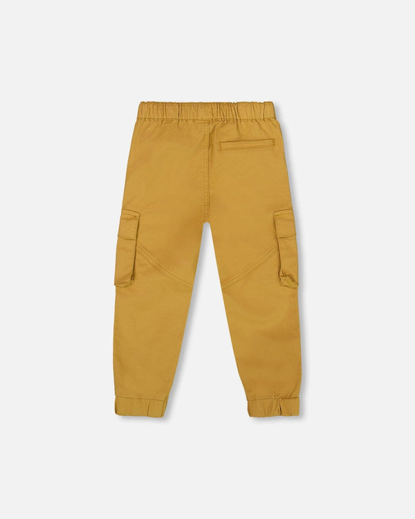 Twill Jogger Cargo Pants Ochre - H20YB20_241