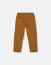 Twill Jogger Pants With Patch Pockets Brown - H20YB21_973