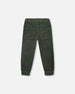 Stretch Corduroy Jogger Pants Forest Green - H20YB26_930