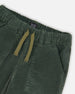 Stretch Corduroy Jogger Pants Forest Green - H20YB26_930
