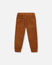 Stretch Corduroy Jogger Pants Brown - H20YB26_966