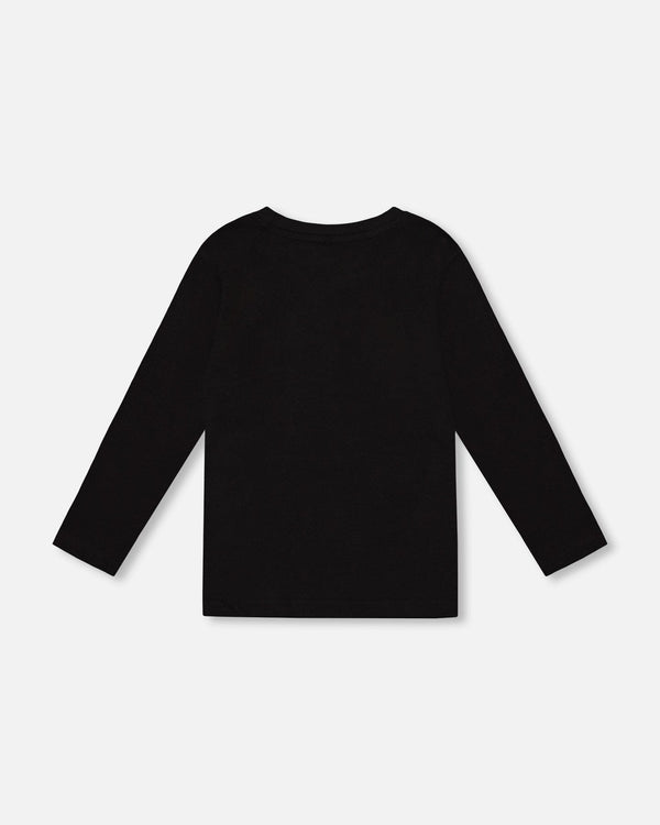 Organic Cotton Jersey Pocket T-Shirt Black - H20YB70_999