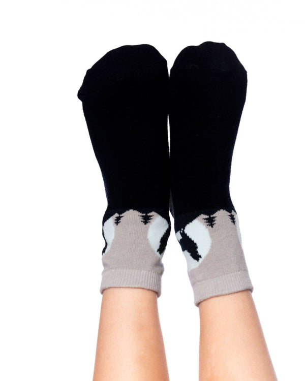 3-Pack Knit Socks Navy Blue - H20YBS_481