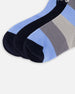3-Pack Knit Socks Navy Blue - H20YBS_481