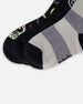 3-Pack Knit Socks Black - H20YBS_999