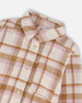 Plaid Overshirt Off-White, Beige And Pink - H20YG15_000