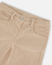 Wide Leg Corduroy Pants Beige - H20YG21_126
