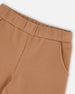 Waffle Flare Leg Pants Caramel Brown - H20YG22_184