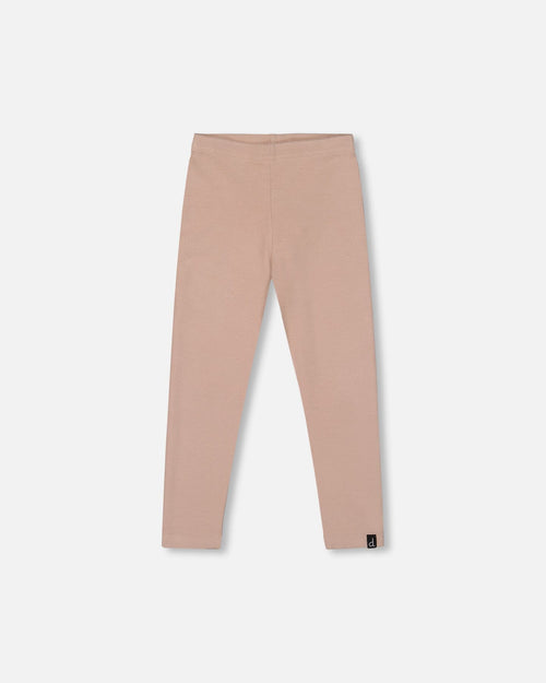Super Soft Ribbed Leggings Light Caramel - H20YG60_116