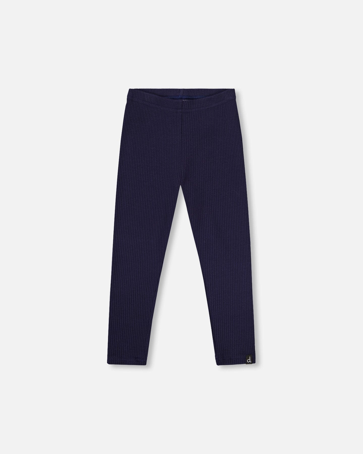 Deux Par Deux Super Soft Ribbed Leggings - Grey Blue