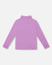 Super Soft Ribbed Mock Neck Top Lavender - H20YG71_530