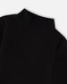 Super Soft Ribbed Mock Neck Top Black - H20YG71_999