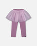 Leggings With Tulle Skirt Purple Gray - H20YG81_547