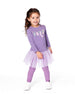 Leggings With Tulle Skirt Purple Gray - H20YG81_547