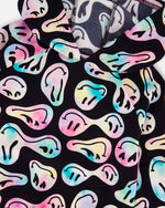 Pullover Fleece Hoodie Smiley Face Girl - H20Z30_018