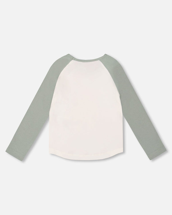 Jersey Raglan Sleeve Tee Off-White - H20Z70_101