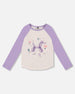 Jersey Raglan Sleeve Tee Lavender - H20Z70_564