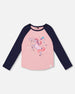 Jersey Raglan Sleeve Tee Dusty Pink - H20Z70_617