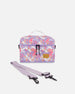Lunch Box Lilac Retro Flower Print - H20ZBL_014