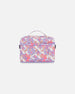 Lunch Box Lilac Retro Flower Print - H20ZBL_014