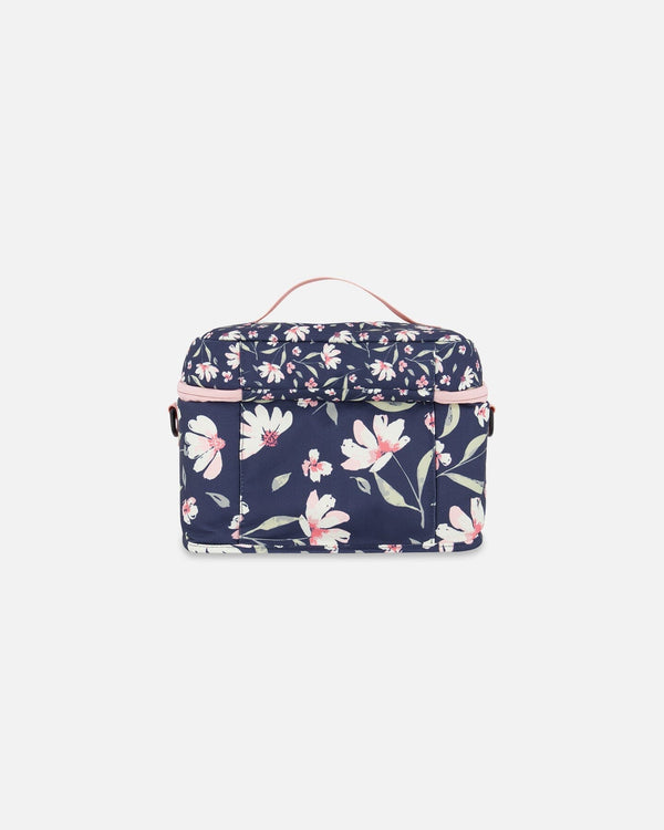 Lunch Box Navy Flower Print - H20ZBL_016