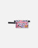 Double Pencil Case Black Retro Flower Print - H20ZEC_013