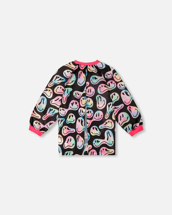 School Apron Smiley Face Girl - H20ZTA_018