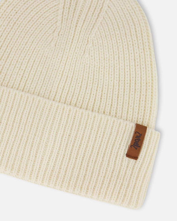 Mid-Season Knit Hat Light Beige - H20ZW01_138